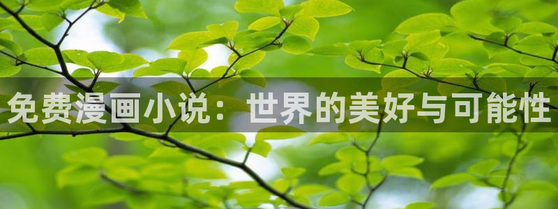 拷贝漫画不能用：免费漫画小说：世界的美好与可能性